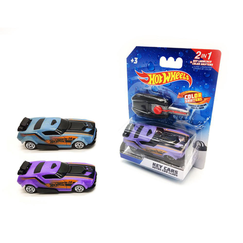 Hot Wheels Carro Com Chaveiro Lançador Azul - Fun - UPA STORE