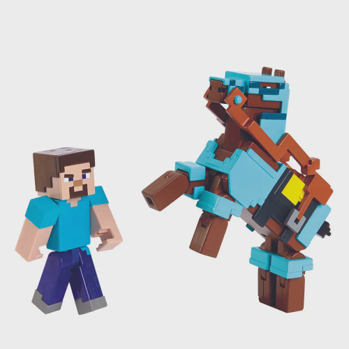 Boneco Minecraft Steve E Cavalo Armadura - Mattel em Promoção na Americanas