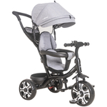 Triciclo Giratório Kiddo 360° Cinza 521AMG