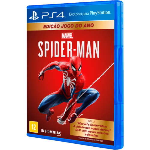 Console PS4 Pro 1 TB + Controle Wireless DualShock 4 + Game Marvel's  Spider-Man - GOTY - PS4 em Promoção na Americanas