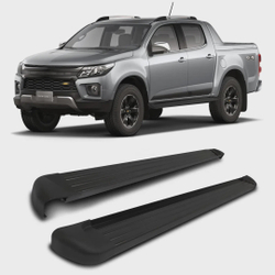 Estribo S10 Cabine Dupla 2012 2013 2014 2015 2016 2017 2018 2019 2020 Preto Plataforma Lateral Menor preço em Estribo S10 Cabine Dupla 2012 2013 2014 2015 2016 2017 2018 2019 2020 Preto Plataforma Lateral