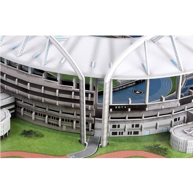 Novo Mini Estadio Do Botafogo Maquete Oficial Engenhão 3d