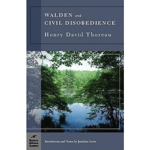 Livro walden and civil disobedience barnes noble classics series