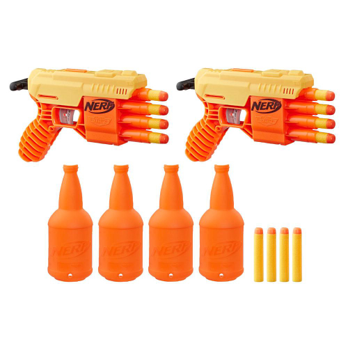 Lança Dardos Nerf Alpha Strike Claw QS-4 com 4 Dardos Fácil Recarga e Uso  F2219 - Hasbro