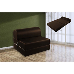 Sofá Cama Paropas Multiuso New Solteiro Marrom Menor preço em Sofá Cama Paropas Multiuso New Solteiro Marrom