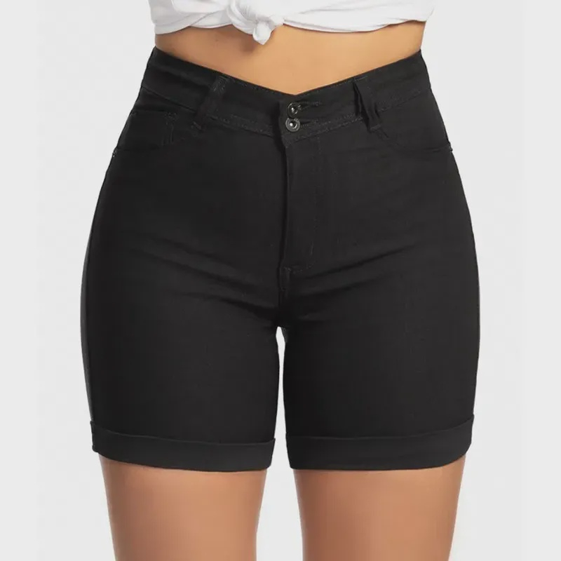 Bermuda Jeans Feminina Biotipo Cintura Intermedi ria 24928 em