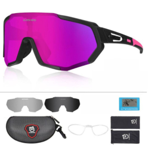 culos Esportivo Bike Corrida 3 Lentes Queshark em Promo o