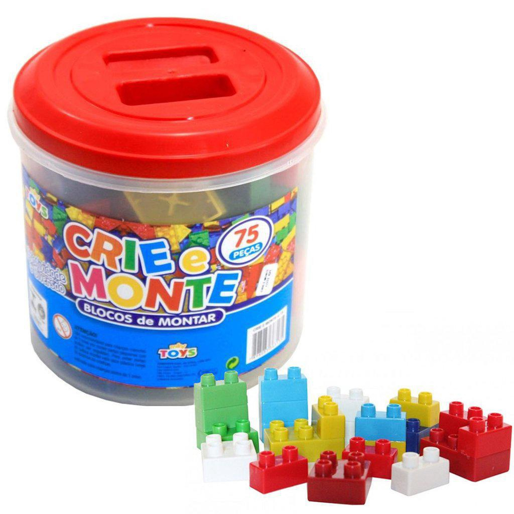 Kit Jogo Mini Criativo Luk + Blocos De Montar 120 Peças em Promoção na  Americanas