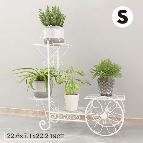 S L De Varios Andares De Ferro Suporte De Flor De Metal Trelica Vaso De Prateleira De Plantas Suporte De Exibicao Para Casa Varanda Decoracao Wongkuba Nas Americanas