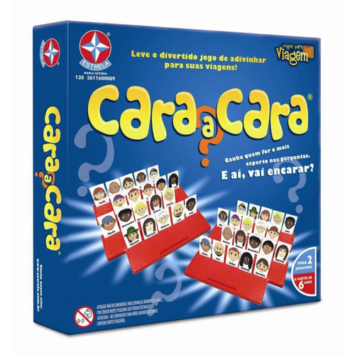 Jogo De Adivinhação Cara A Cara Estrela - Colorido