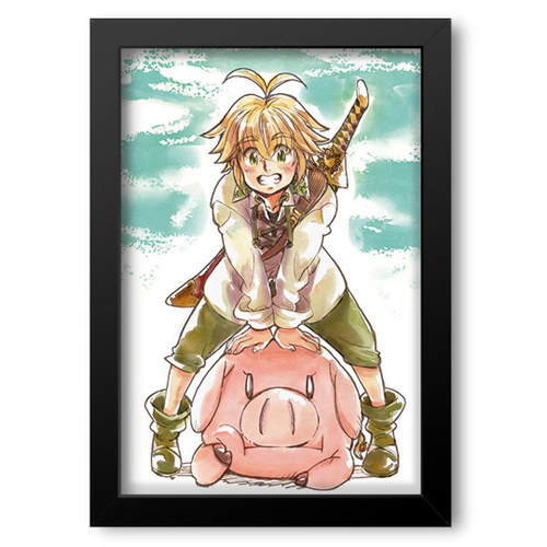 Quadro Decorativo Animes Nanatsu No Taizai 06 30x45cm