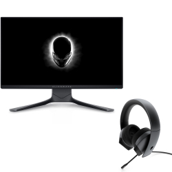 Menor preço em Kit Alienware Monitor Gamer AW2521HF 240Hz G-Sync FreeSync 24,5 + Headset Gamer 7.1 AW510H Dark Side of the Moon