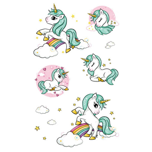 Adesivo de tatuagem para crianças Rocooart Unicornio Dos Desenhos Animados Tatuagem Para O Miudo Bonito Falso Taty Criancas Tatouage Temporaire Corpo Arte A Prova Dwaterproof Agua Tatuagem Temporaria Adesivo Tatuagens Temporarias Aliexpress