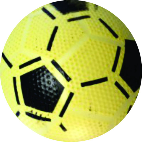 Bola amarela com preto futebol