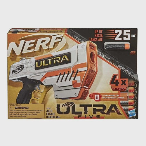 Lançador Nerf Arminha de Brinquedo com 23 Dardos Branco em Promoção na  Americanas