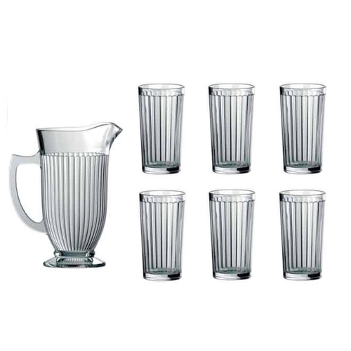 Jogo Verre de Jarra de 1L e 6 Copos 260ml Mimo Style - Mimo