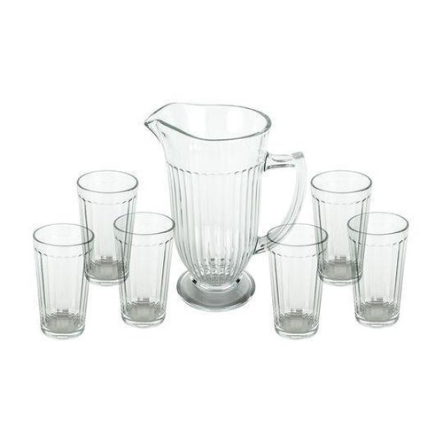 Conjunto Jogo Jarra 1l E 6 Copos 260ml Vidro Verre em Promoção na Americanas