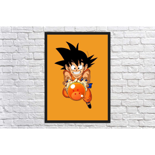 quadro decorativo Goku desenho infantil Dragon ball z