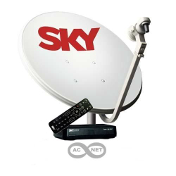 Sky Pre Pago Flex HD Kit 60 cm Menor preço em Sky Pre Pago Flex HD Kit 60 cm
