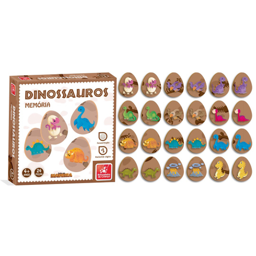 Jogo da Memória Dinossauros Baby