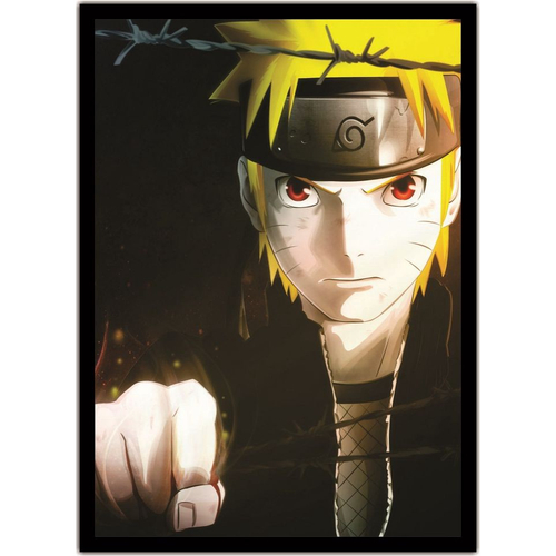 Quadro decorativo anime arte desenho manga naruto time 7