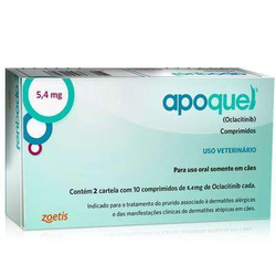 Apoquel 5,4 Mg 20 Comprimidos - Zoetis Menor preço em Apoquel 5,4 Mg 20 Comprimidos - Zoetis