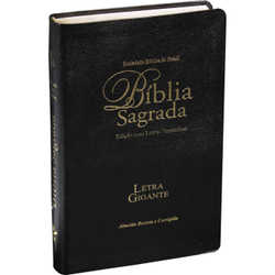 Biblia Letra Gigante Com Indice Almeida Revista Corrigida Menor preço em Biblia Letra Gigante Com Indice Almeida Revista Corrigida