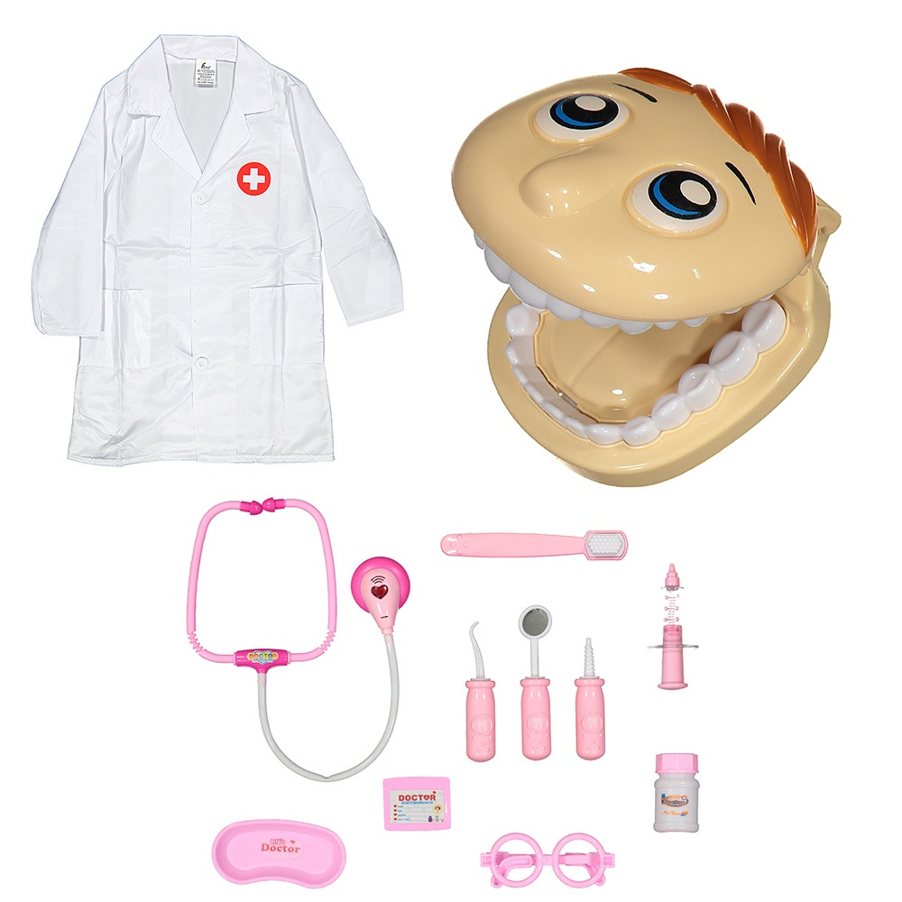 Kit Dentista Completo Meninas Infantil de 13 Peças - Shop Macrozao