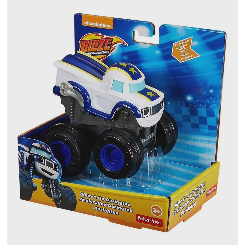 Carro Blaze Monster Machine - Slam Go Darington Fisher Price em Promoção na  Americanas