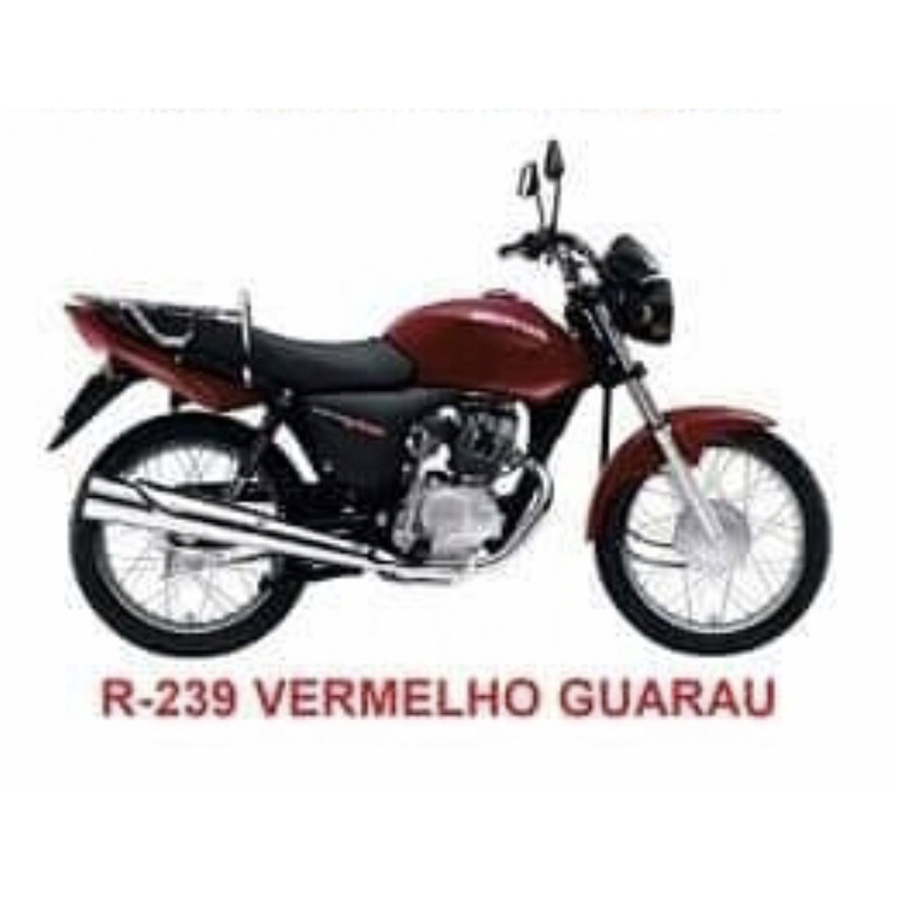 Tinta pintar moto vermelha