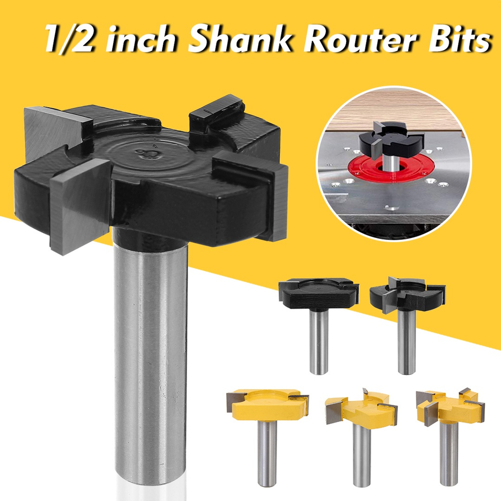 1/2 polegada 12mm Shank 2 polegadas cnc Spoilboard Surfacing Router