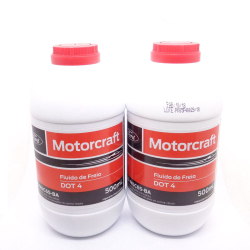 Kit 2 frascos de fluido de freio DOT4 Motorcraft - 500 ml cada Menor preço em Kit 2 frascos de fluido de freio DOT4 Motorcraft - 500 ml cada