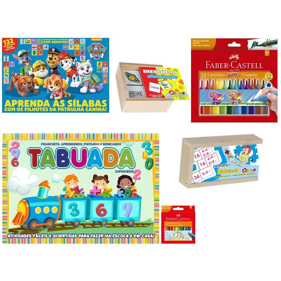 Kit diversão - livro patrulha canina + jogos, pintando E brincando  alfabetização 4 em Promoção na Americanas