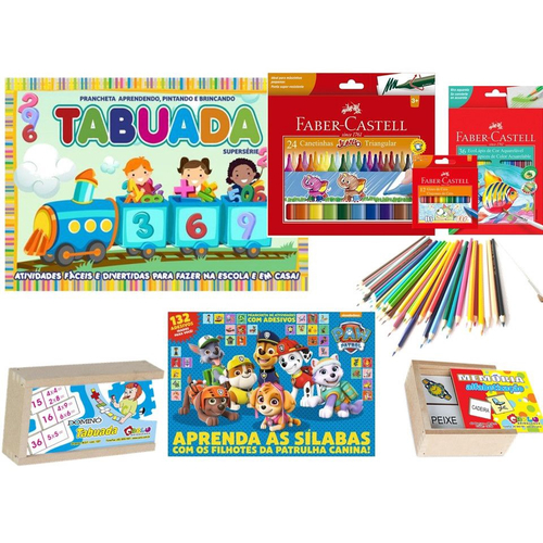 Kit diversão - livro patrulha canina + jogos, pintando E brincando  alfabetização 4 em Promoção na Americanas