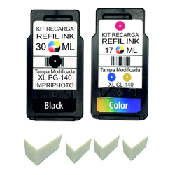 Kit Refil Ink Recarga Para Cartucho Pg140 Cl141 é boa?