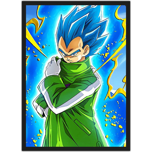 Quadro Decorativo Poster Game Dbz Desenho Goku em Promoção na Americanas