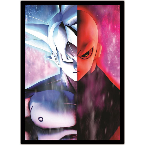 Quadro Decorativo Dragon Ball Vegeta Anime Desenho Com Moldura