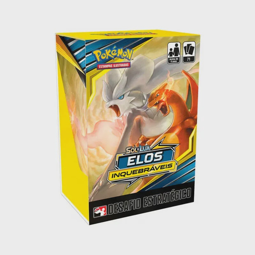 Carta Pokémon Reshiram e Charizard GX Aliados Elos Inquebráveis