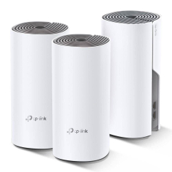 Menor preço em Roteador TP-Link deco E4 Kit C/3 Archer AC1200 Wireless Dual Bank 2,4 5Ghz 2 ant Internas