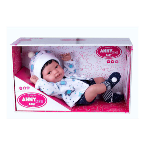 Boneca Bebê Mini Reborn Menino Com Manta Azul no Shoptime