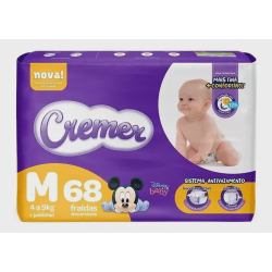 Fralda cremer disney hiper M - 68 unidades Menor preço em Fralda cremer disney hiper M - 68 unidades