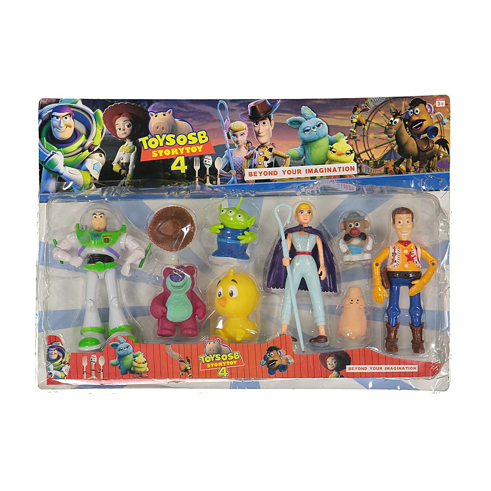 Brinquedo Infantil Disney Toy Story 4 Com 8 Personagens em