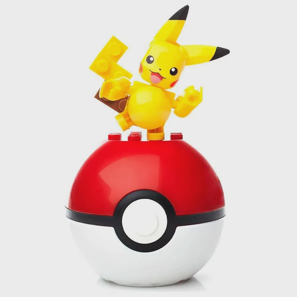 Mattel - Pokemon - Construção Pokémon com movimento: Pikachu