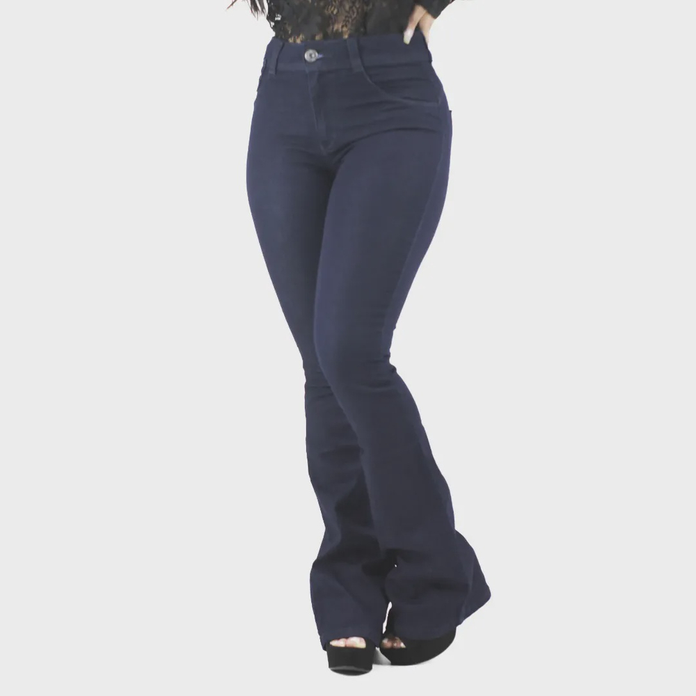 Calça jeans sale flare biotipo
