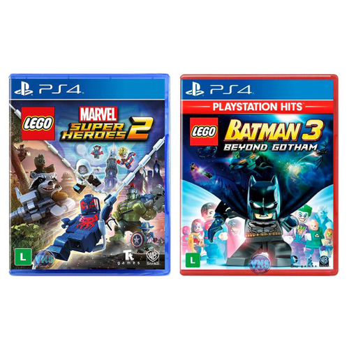 LEGO Marvel Super Heroes and LEGO Marvel Super Heroes 2 PS4