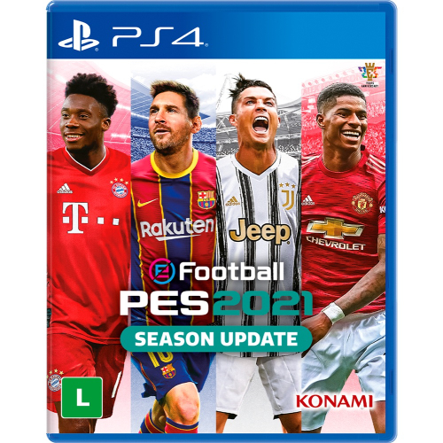 Pes 21 Pes 2021 Ps4 Mídia Física Lacrado Português + camiseta na