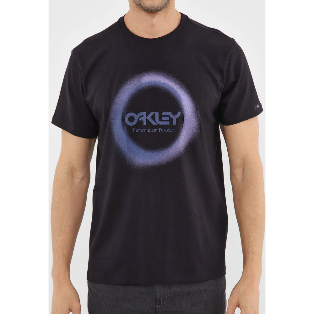 Camiseta Oakley Back To Skull Preta - Faz a Boa!