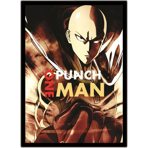 Quadro One Punch-man Anime Arte Poster Com Moldura em Promoção na Americanas