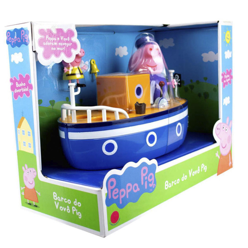 Boneco Peppa Pig - Geoge Pig Articulado 13cm - F6159 - Hasbro - Real  Brinquedos