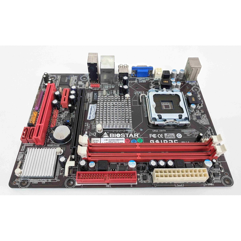 Placa Mãe Biostar G41D3C Lga 775 Ddr3 Intel + Espelho em Promoção ...